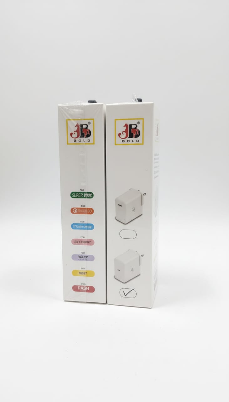 JB Gold 100W Fast Travel Adapter SuperVooc 2.0 Qualcomm Quick Charge (JB VC-100)