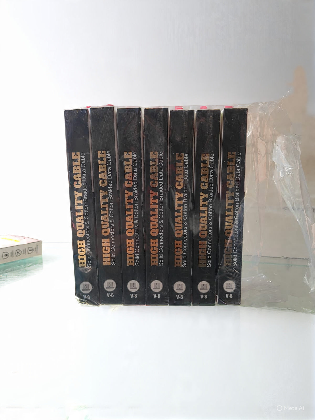 Mobi Baazaar 120W V-8 Metal Fast Charging SuperVooc Data Cable 2Meter (MB0048)