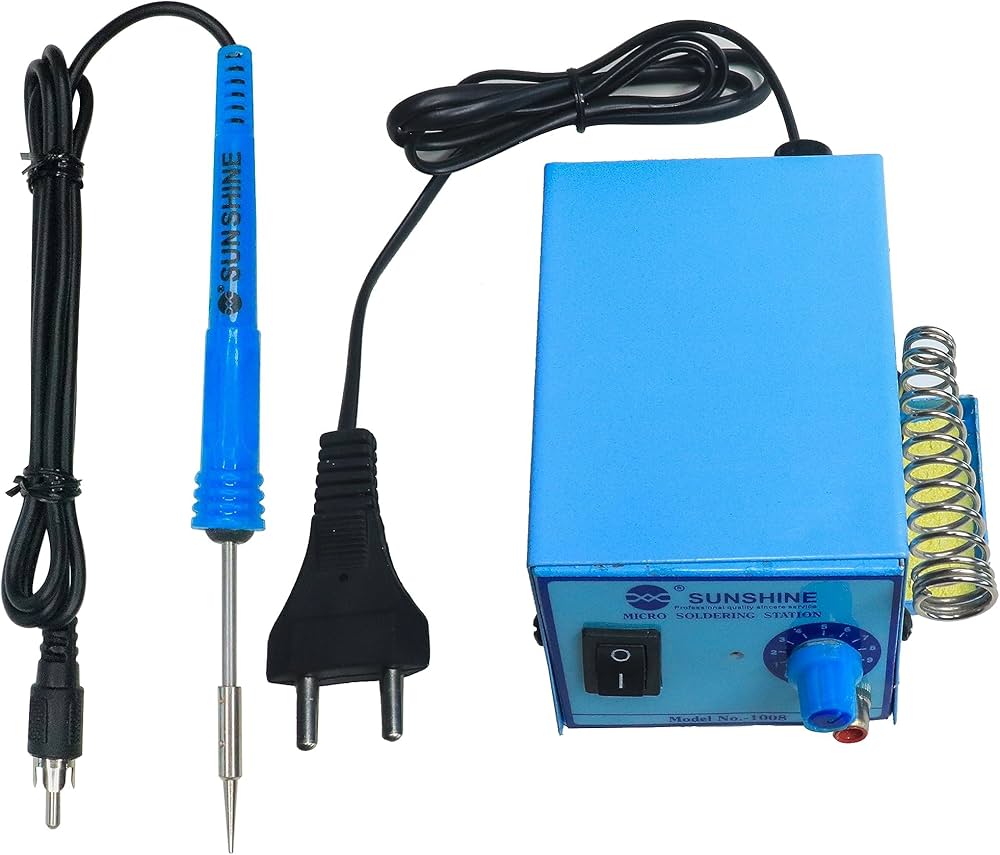 Sunshine Micro Soldering iron (M-1008)| Micro Soldering iron Station | Best Soldering iron Metal Body