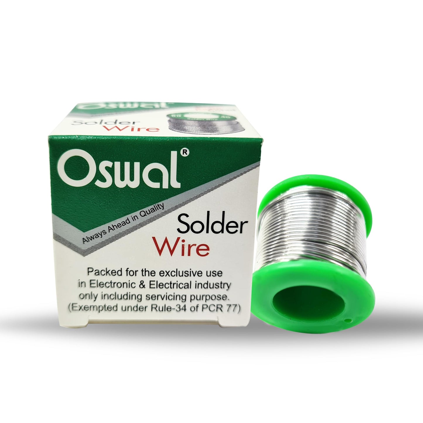Oswal Solder Wire Flux Tin Lead Cored Solder Wire, SWG-20/22 (40gm)