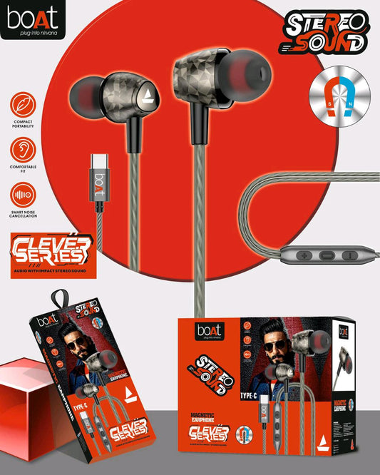 Boat Clip 253 Type-C Box Wired Earphone
