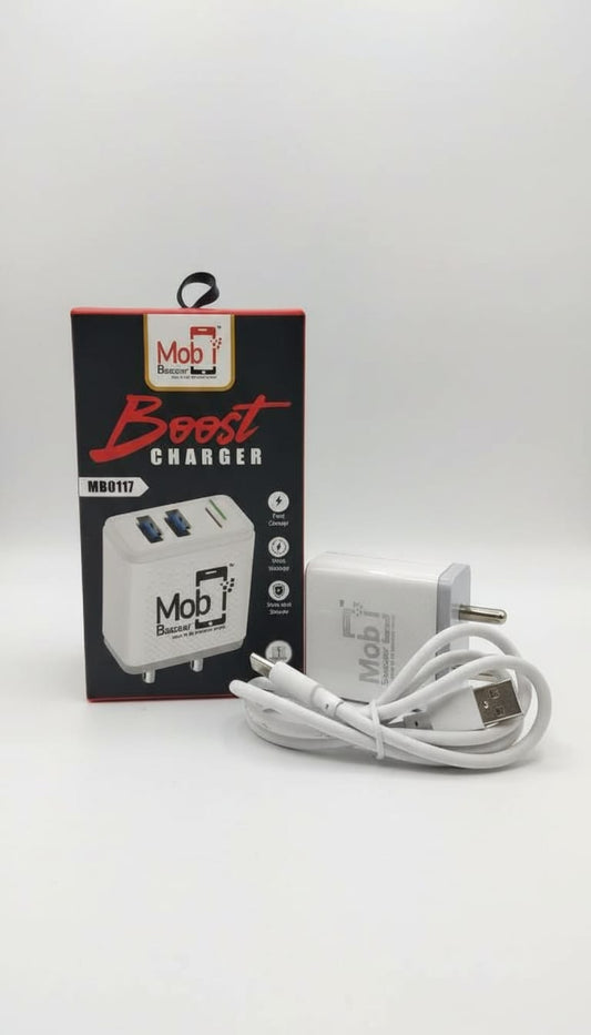 Mobi Baazaar (v-8 DUAL CHARGER) (MODEL NO.MB0117)