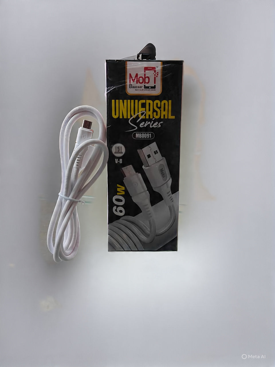 Mobi Baazaar 60W V-8 Fast Charging Data Cable (MB0091)