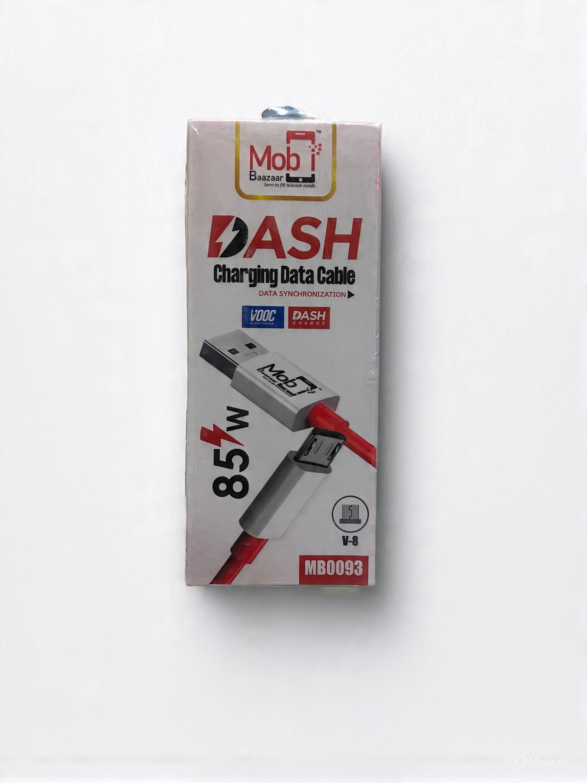 Mobi Baazaar 85W V-8 Fast Charging SuperVooc Data Cable (MB0093)