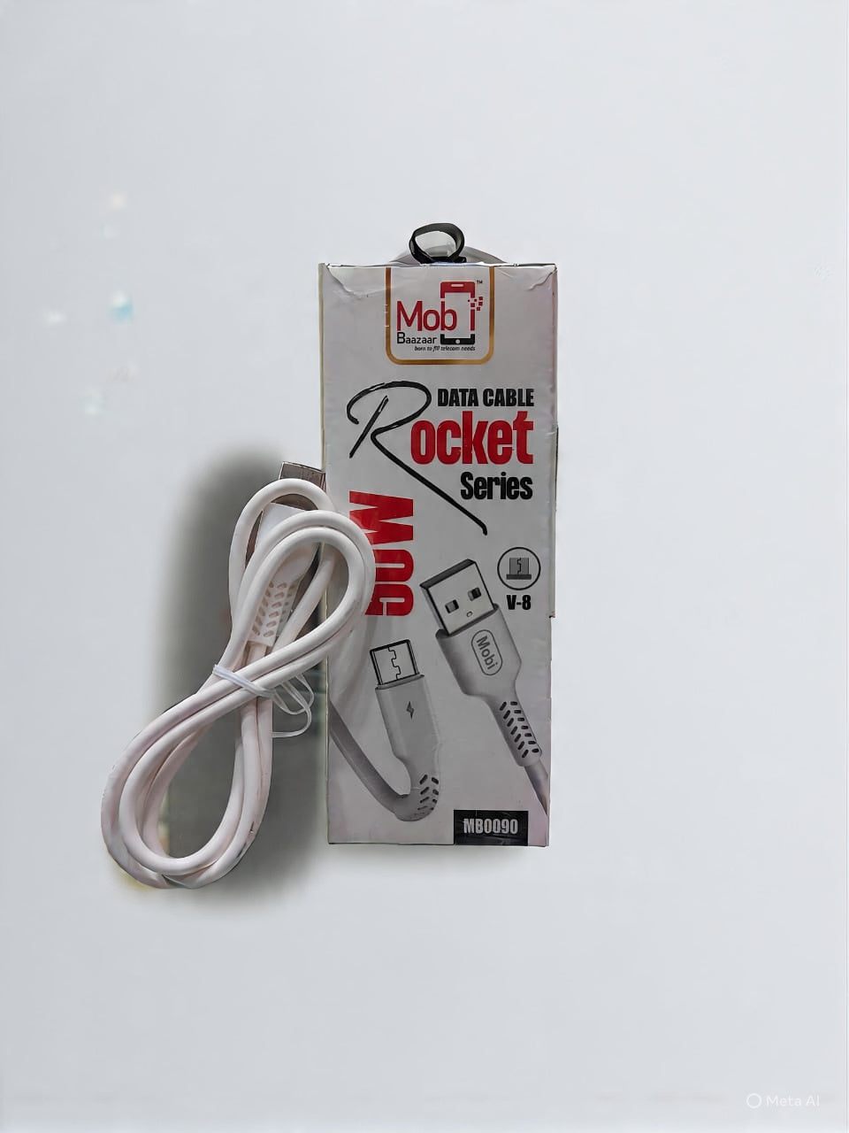 Mobi Baazaar 50W V-8 Fast Charging Data Cable (MB0090)