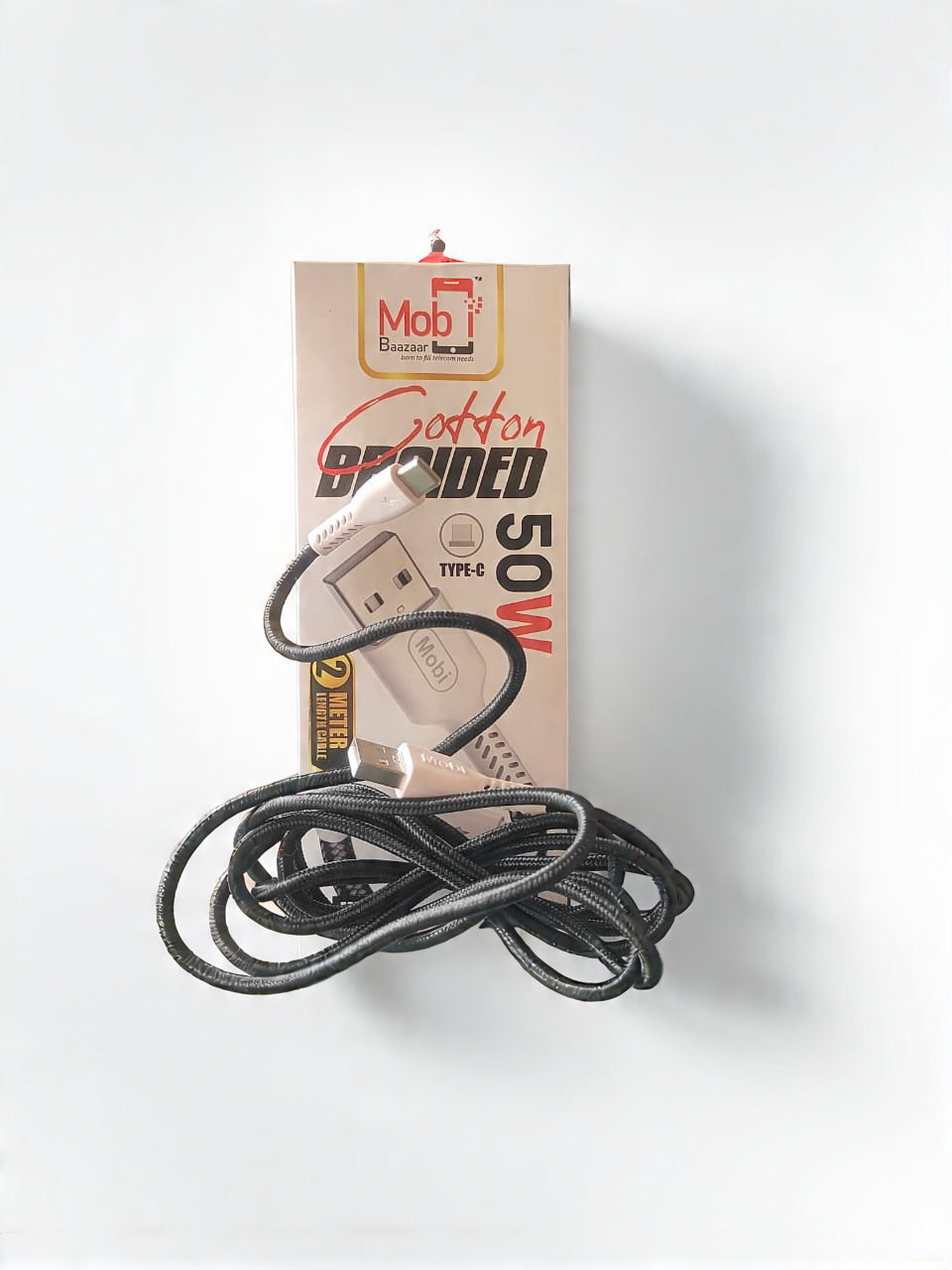 Mobi Baazaar 50W Type-C Fast Charging SuperVooc Data Cable (MB0042)