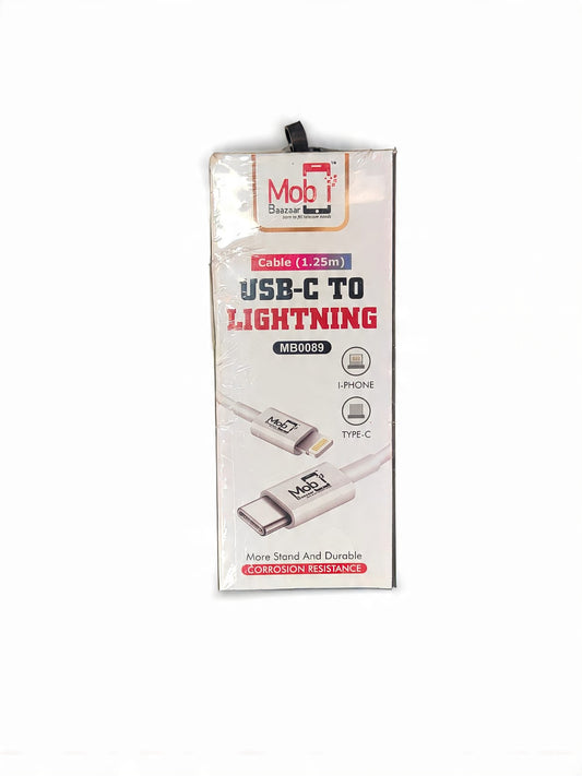 Mobi Baazaar I-Phone Type-C . USB-C To I-Phone (Cable1.25m) (MB0089)