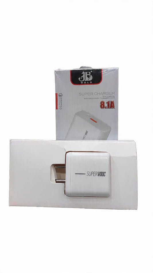 JB Gold 80W 8.1 A Type-C 100% Original Quality Super Charger Fireproof SuperVooc (JB VC-12)