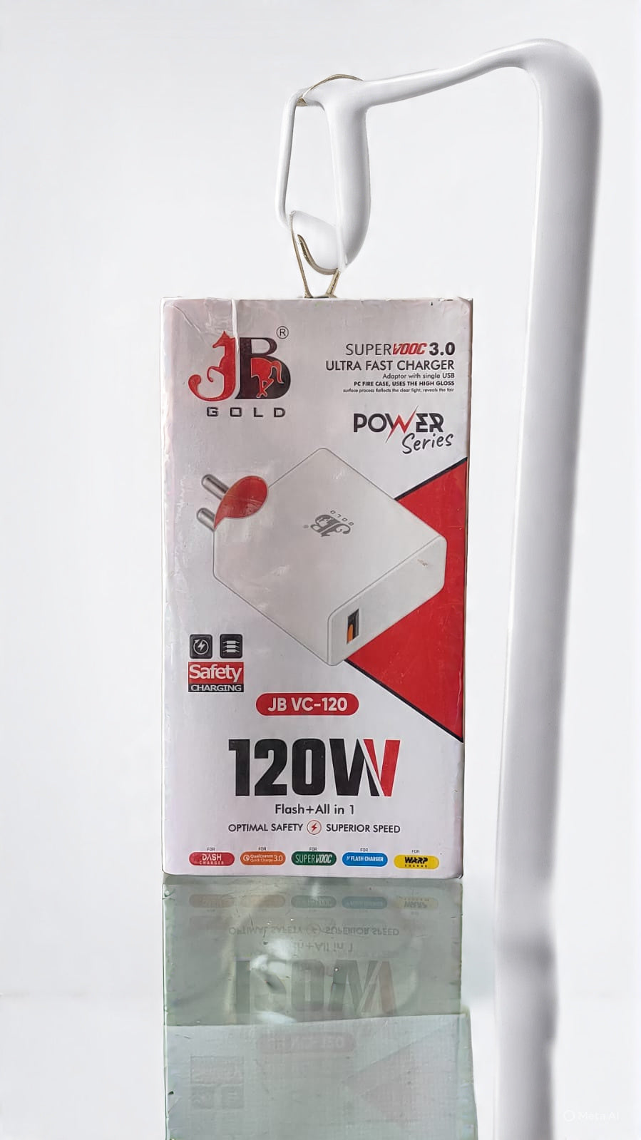 JB Gold 120W Type-C SuperVooc 3.0 Ultra Fast Charger Flash+All In ONE (JB VC-120)