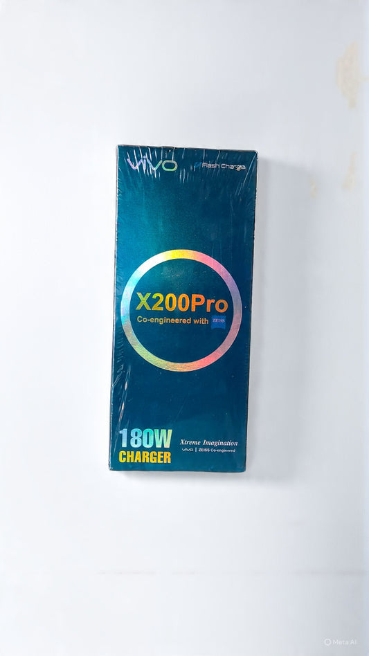 Vivo X200 Pro Charger For (180W) Quick Flash Charging Zeiss