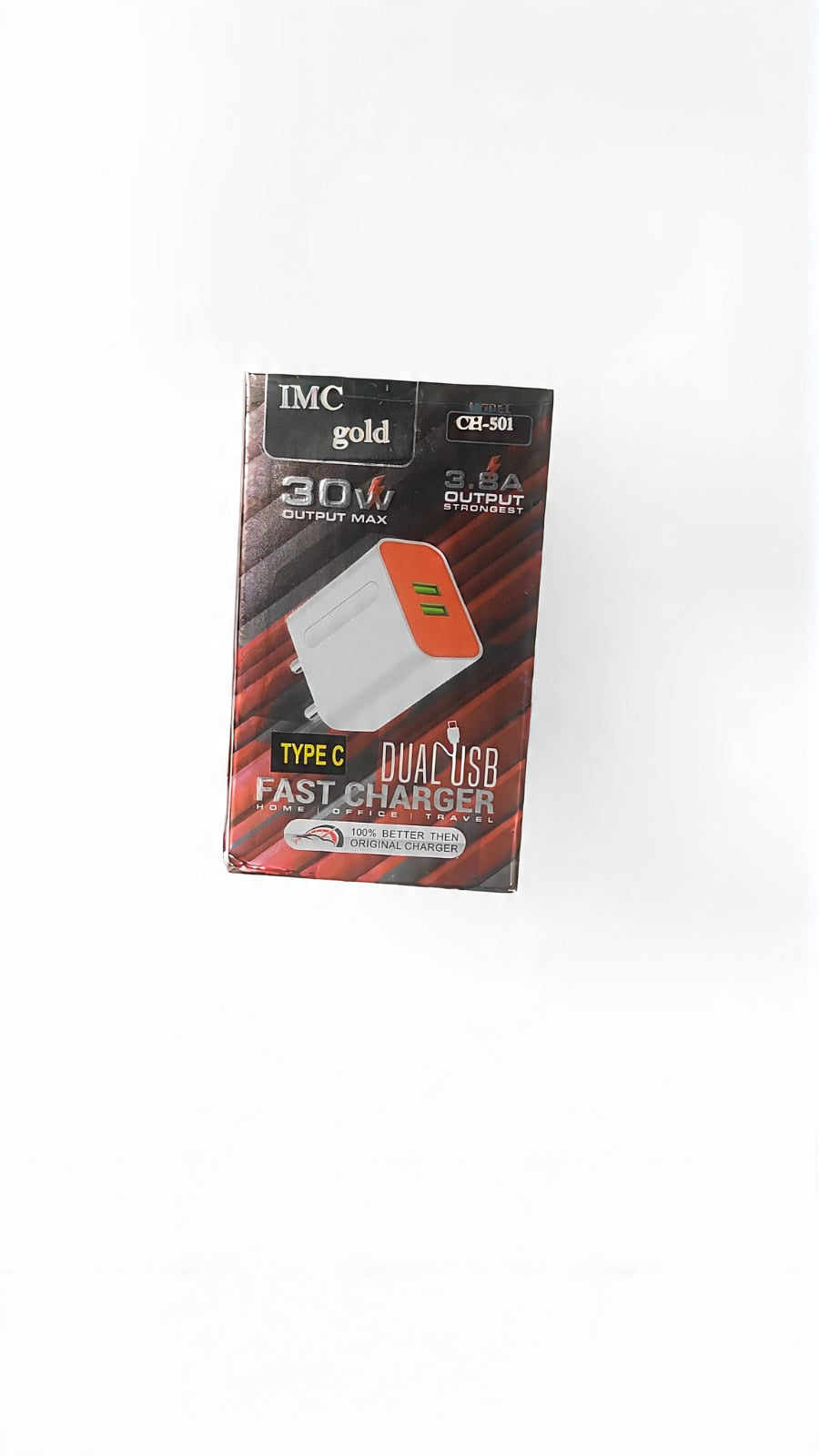 IMC Gold 30W 3.8 A Type-C Dual Fast Charger(CH-501)