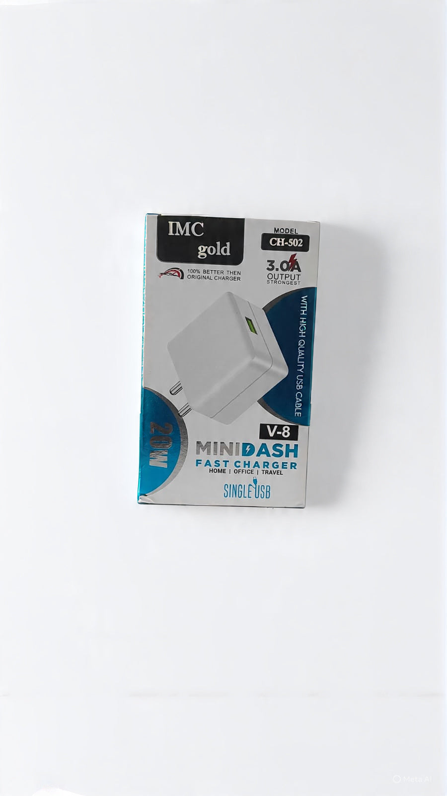 IMC Gold 20W 3.0 A V-8 Mini Dash Fast Charger(CH-502)