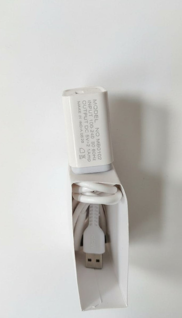 Mobi Baazaar 2.1A (V_8) Charger (MODEL NO.MB0112)