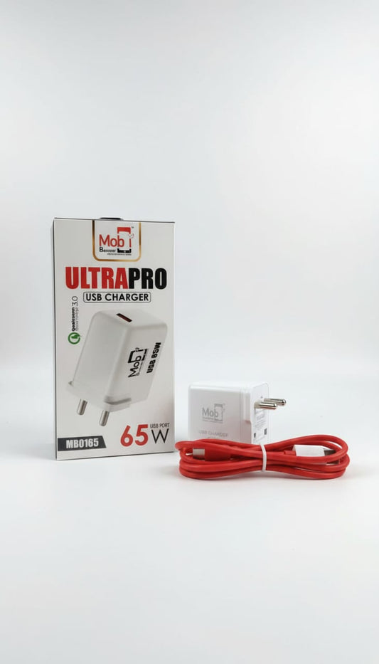 Mobi Baazaar USB CHARGER Type-C (65W) (MODEL NO.MB0165)