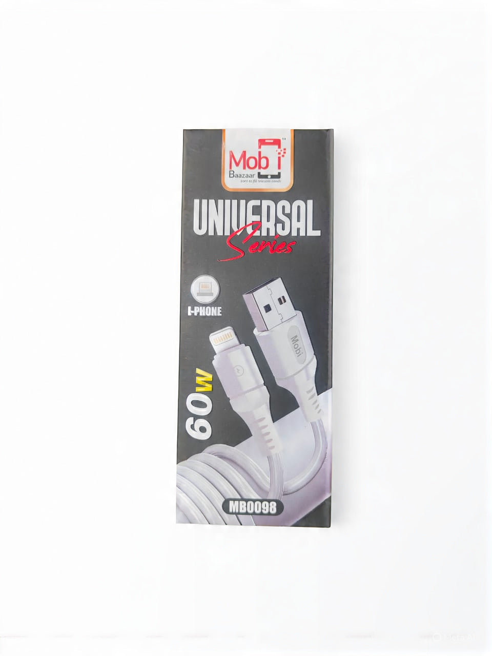 Mobi Baazaar 60W Iphone Data Cable (MB0098)