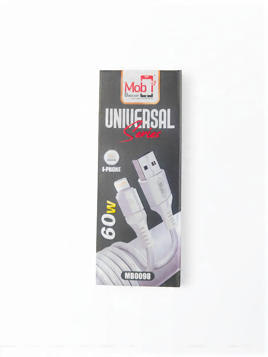 Mobi Baazaar 60W Iphone Data Cable (MB0098)