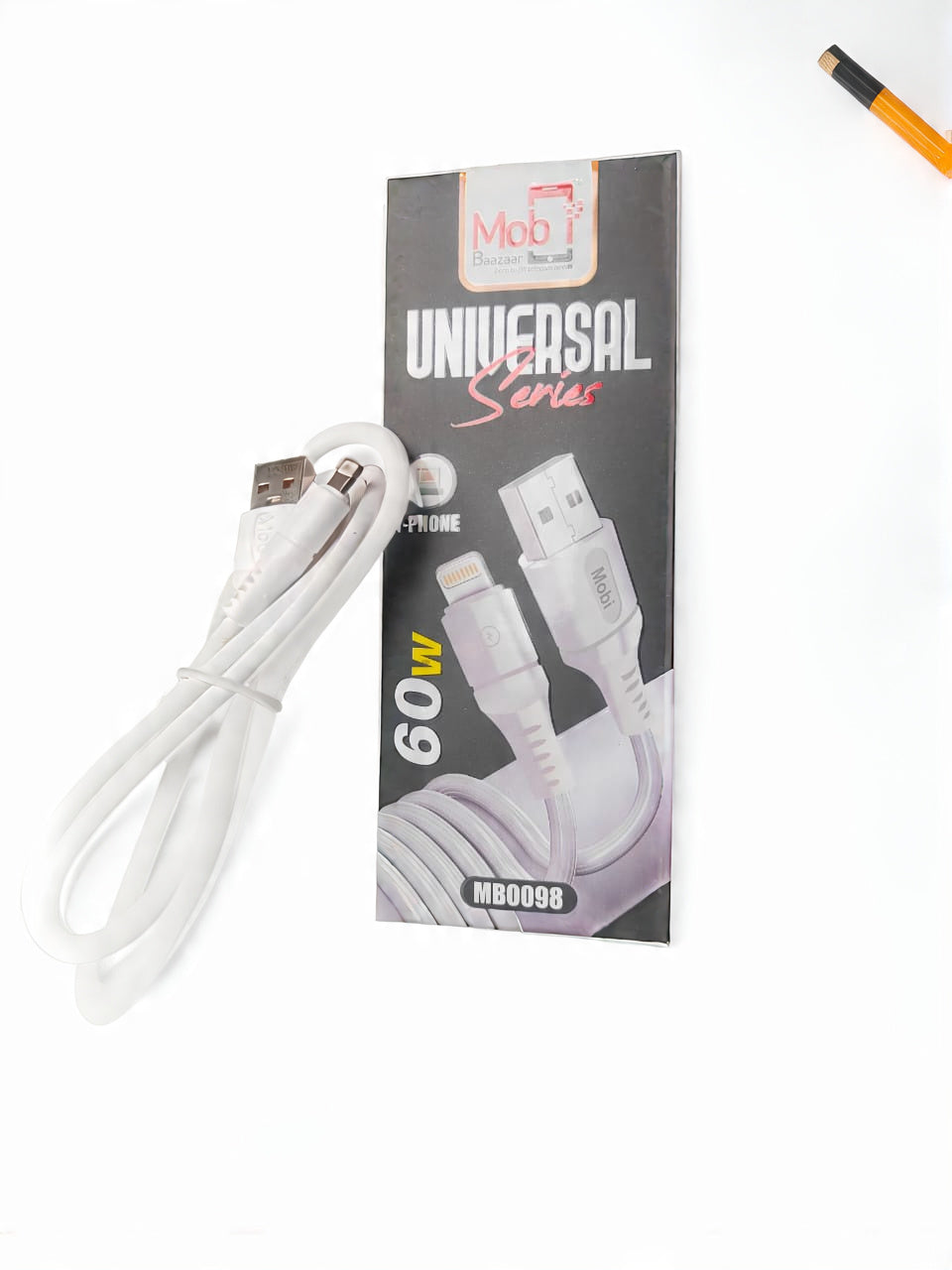 Mobi Baazaar 60W Iphone Data Cable (MB0098)