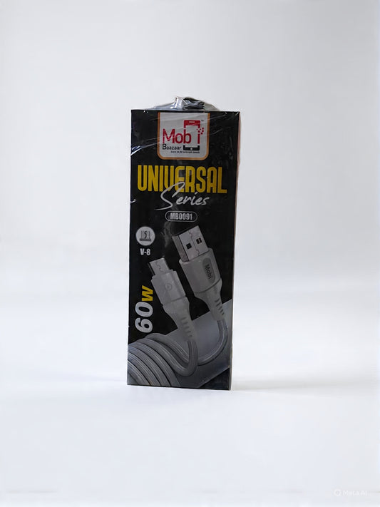 Mobi Baazaar 60W V-8 Fast Charging Data Cable (MB0091)