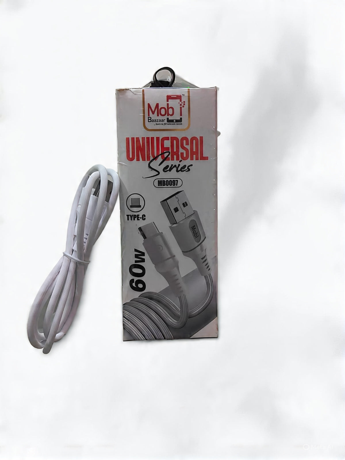 Mobi Baazaar 60W Type_C Fast Charging Data Cable (MB0097)