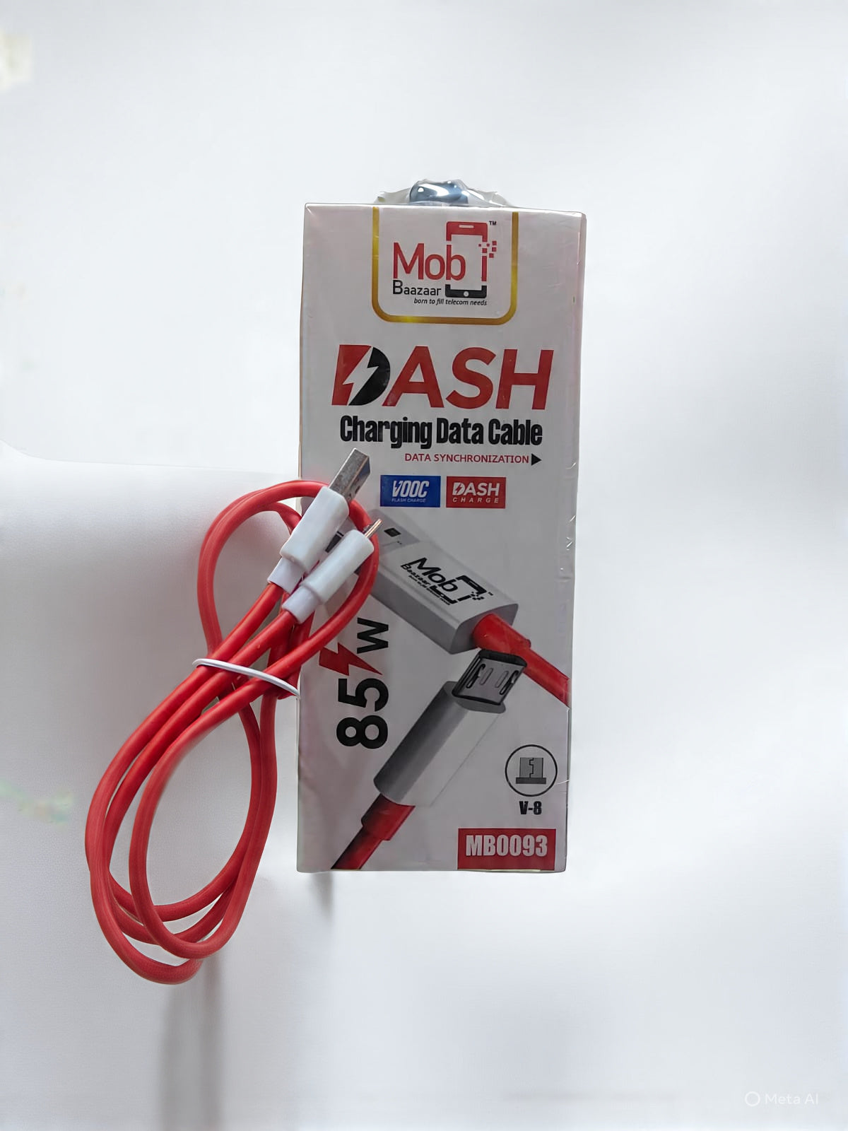 Mobi Baazaar 85W V-8 Fast Charging SuperVooc Data Cable (MB0093)
