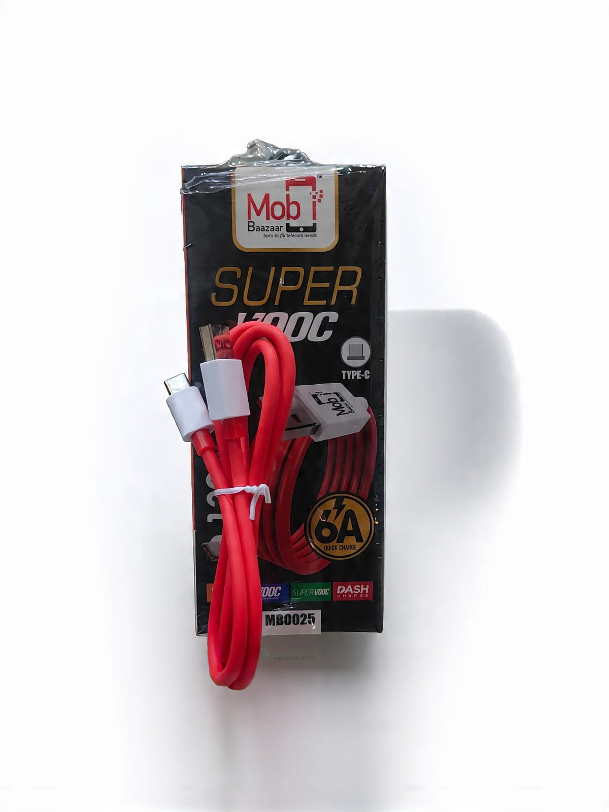 Mobi Baazaar 120W Type_C 6A.  Premium Data Cable SuperVooc (MB0025)