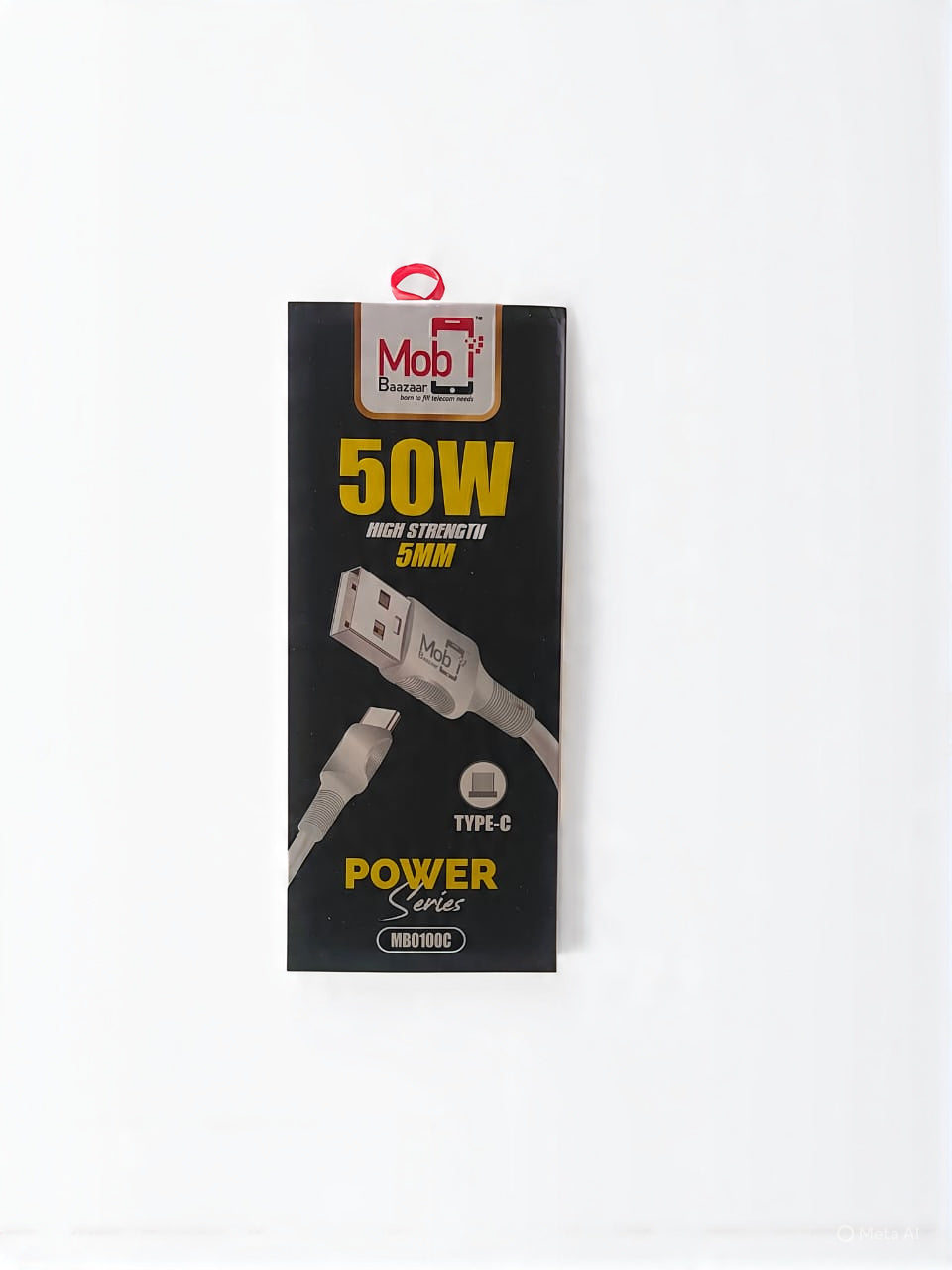Mobi Baazaar 50W Type-C High Strength 5mm Fast Charging (MB0100C)