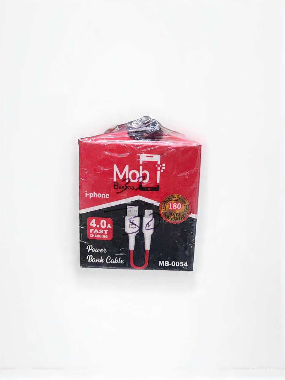 Mobi Baazaar 4.0A I-Phone Fast Charging Power Bank Cable (MB0054)