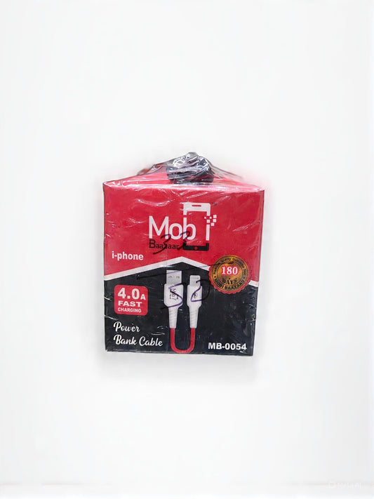 Mobi Baazaar 4.0A I-Phone Fast Charging Power Bank Cable (MB0054)