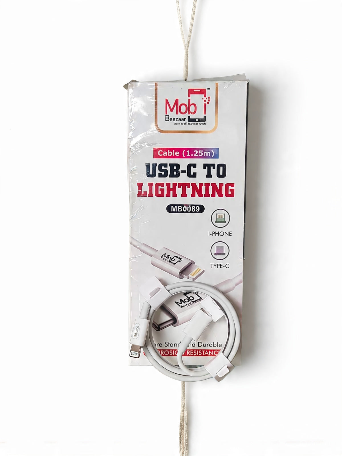 Mobi Baazaar I-Phone Type-C . USB-C To I-Phone (Cable1.25m) (MB0089)