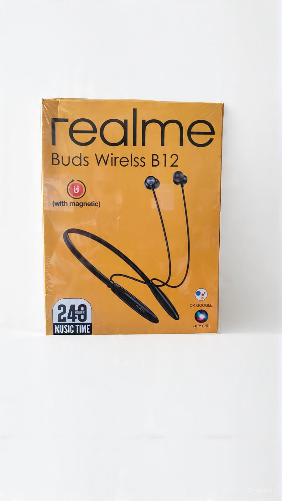 Realme Buds Wirelss B12 (240 Hours Music Time) (With Magnetic) NeckBand (RMA2119)