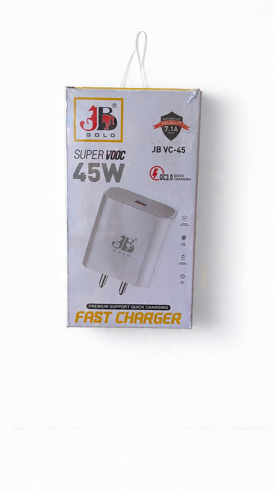 JB Gold 45W 3.0 Quick Charging Type-C SuperVooc Fast Charger (JB VC-45)