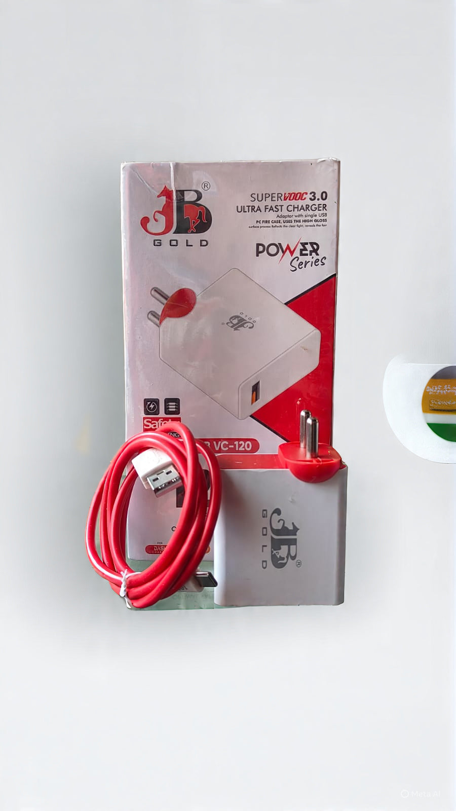 JB Gold 120W Type-C SuperVooc 3.0 Ultra Fast Charger Flash+All In ONE (JB VC-120)