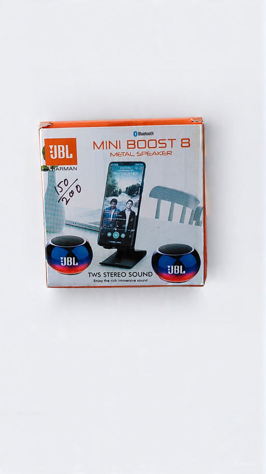 JBL Mini Boost 8 Metal Speaker (Bluetooth)