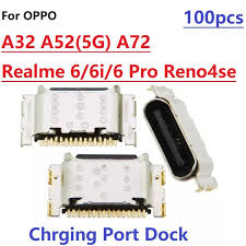 Oppo A52/Re6 Charging Pin Gold CC