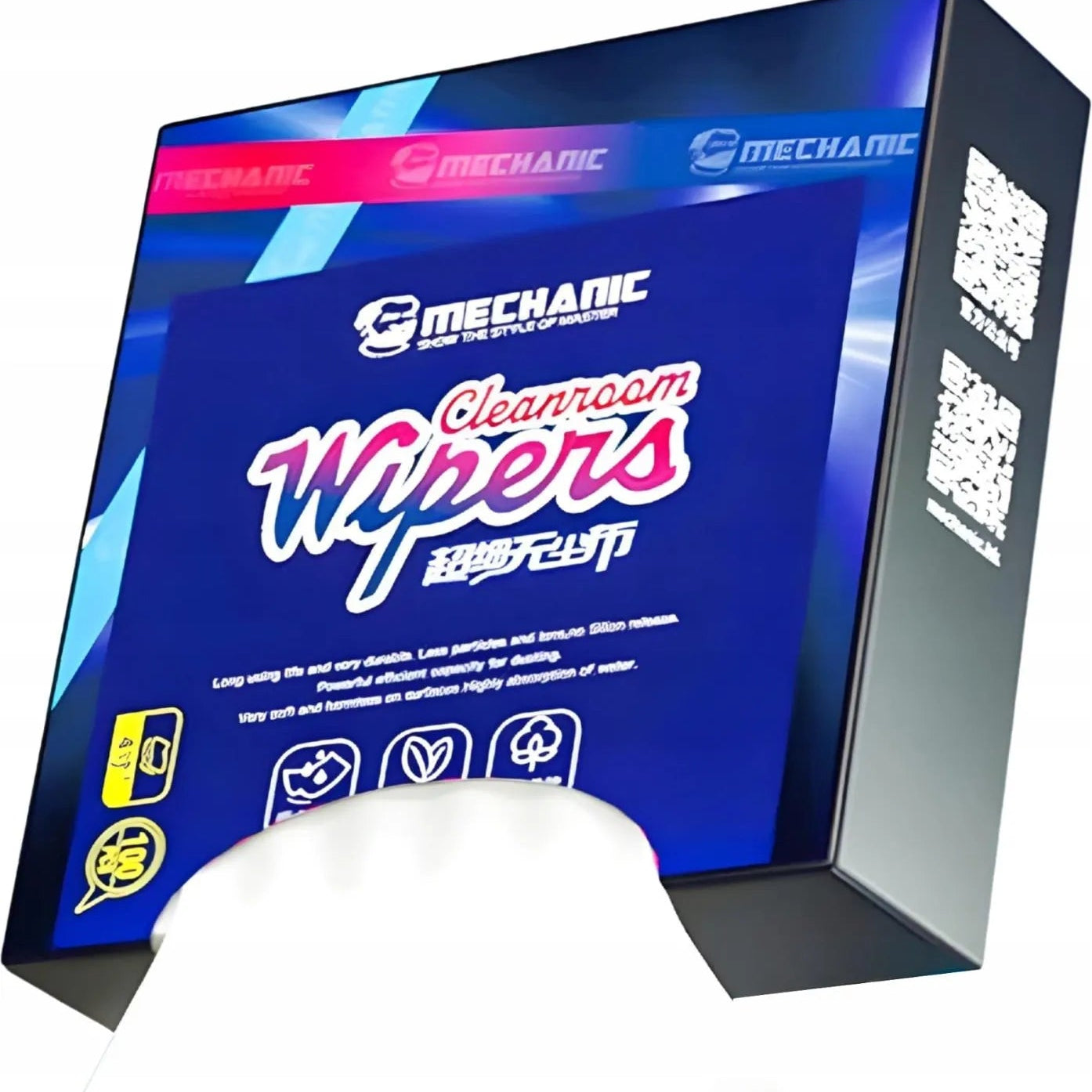 Mechanic Chusteczki Bezpyłowe Cleanroom Wipers 100Pcs