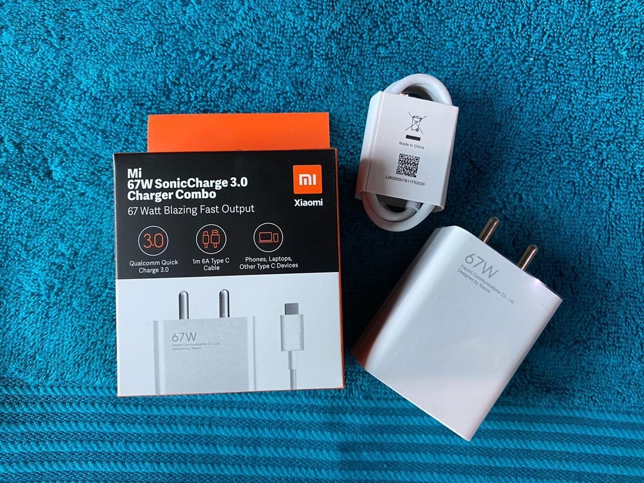 Redmi MI 67W SonicCharge 3.0 Charger Combo 67 Watt Blazing Fast Output